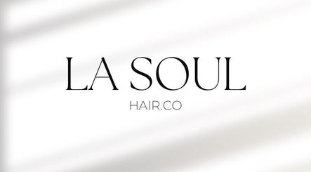 Logo of LaSoul Hair.Co in Dayton, Western Australia, AU. Minimalist black text on a white background.