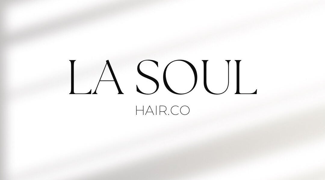 Logo of LaSoul Hair.Co in Dayton, Western Australia, AU. Minimalist black text on a white background.