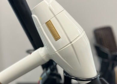 Professional hair dryer at Blo Me Ou', Blow Dry Bar in Jacksonville, Florida, US, showcasing quality services.