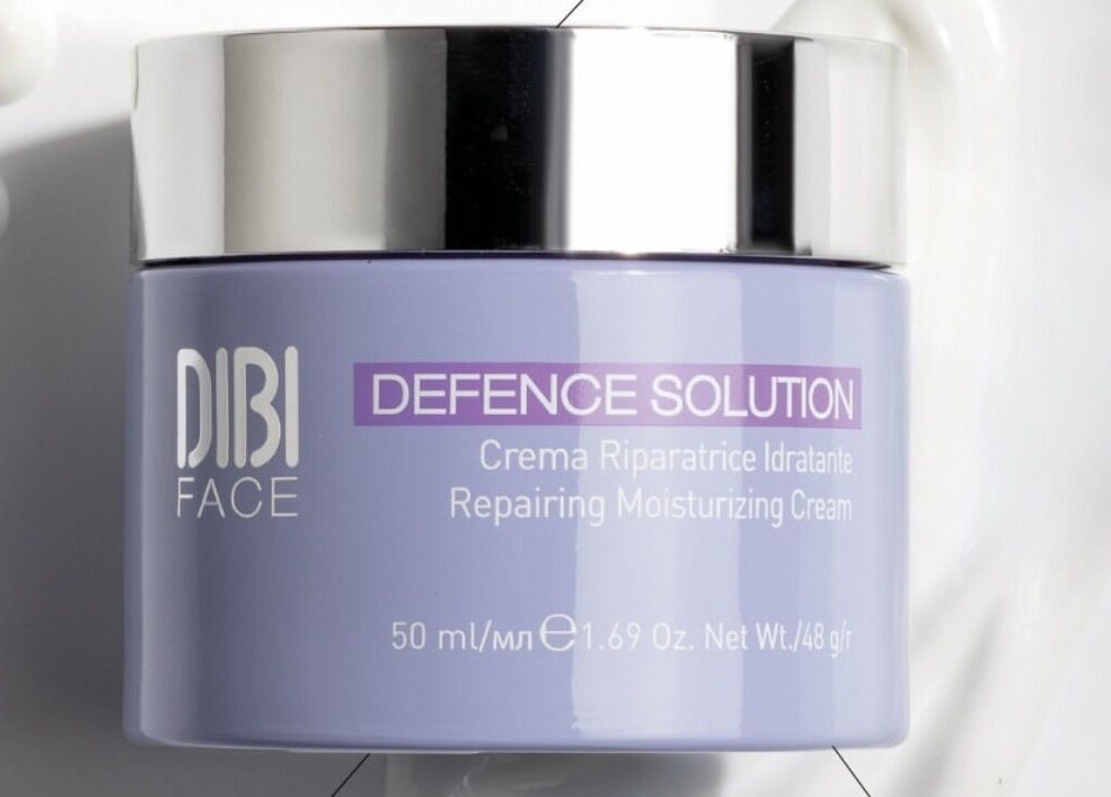 Dibi Face cream jar at Revive Skin & Aesthetic Clinic, Abergavenny, Wales, GB. Ideal for skin moisture repair.