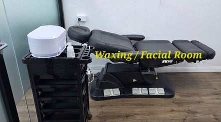 Modern waxing and facial room at Grooming Guru Unisex Salon, Ingleburn, New South Wales, AU.