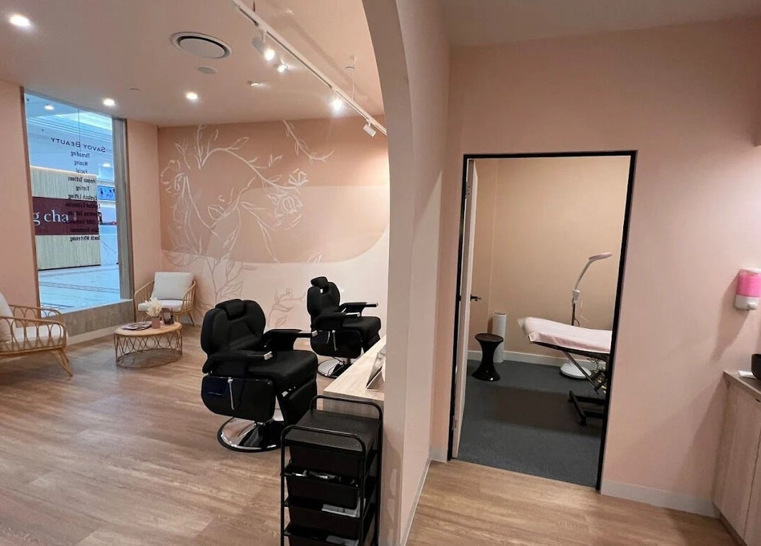 Elegant interior of Savoy Beauty - Inaloo in Innaloo, Western Australia, AU showcasing cozy seating and sleek design.