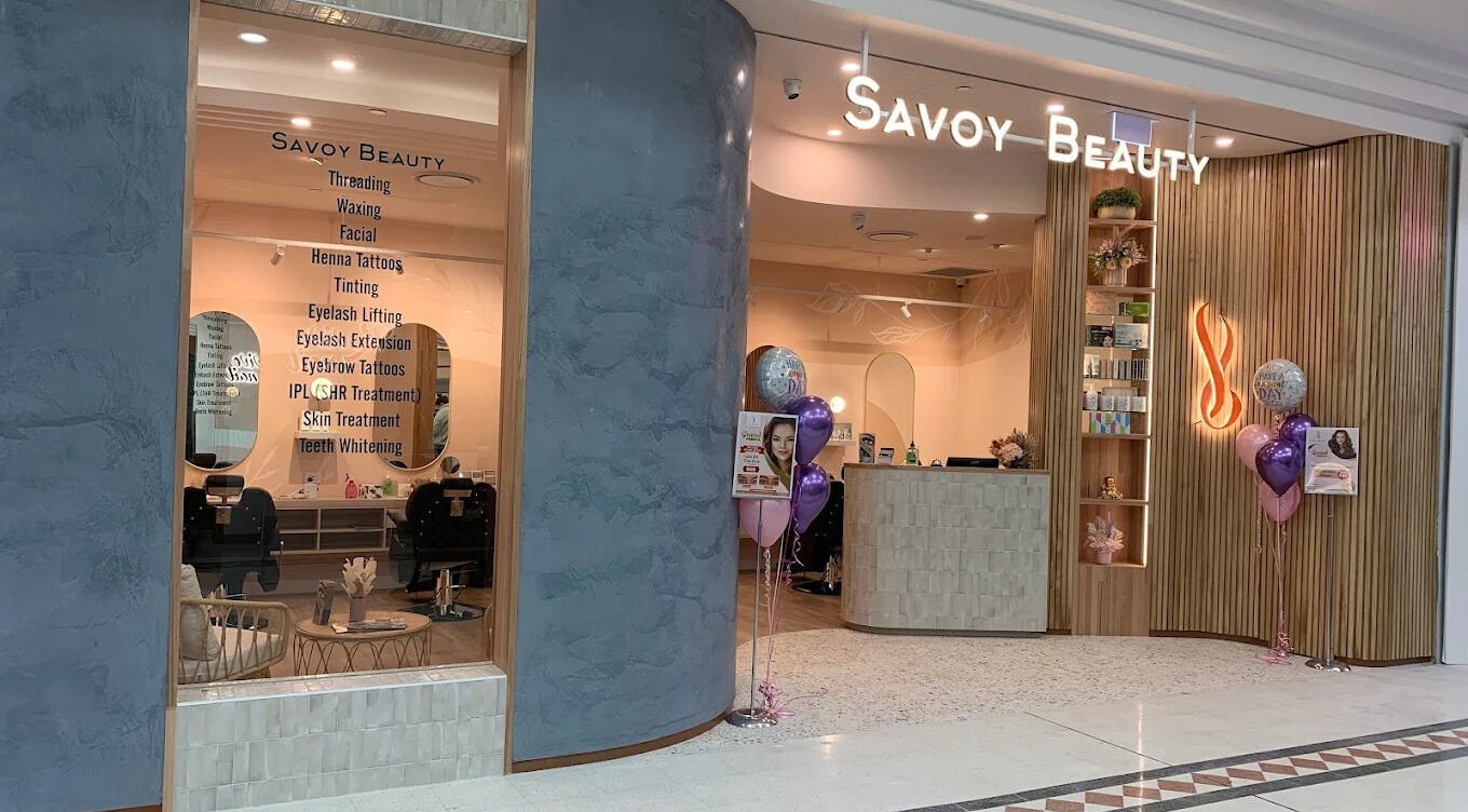 Entrance of Savoy Beauty - Inaloo showcasing services offered, located in Innaloo, Western Australia, AU.