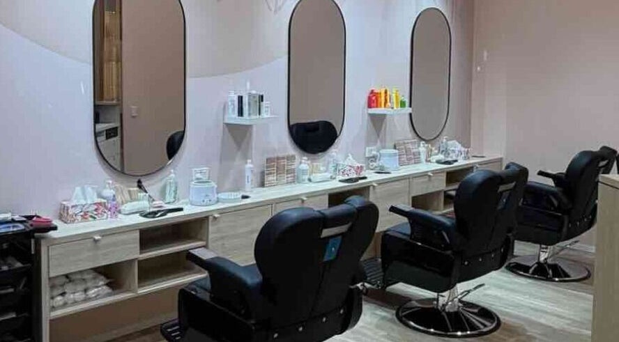 Modern styling stations at Savoy Beauty - Mandurah, located in Mandurah, Western Australia, AU.