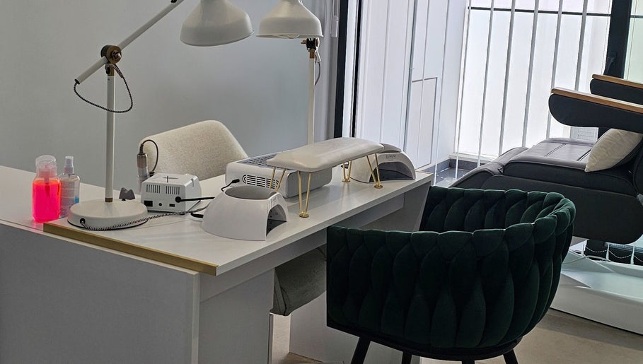 Modern nail station at Panut Andreea | Nail Artist & Trainer, Strovolos, Nicosia, CY.