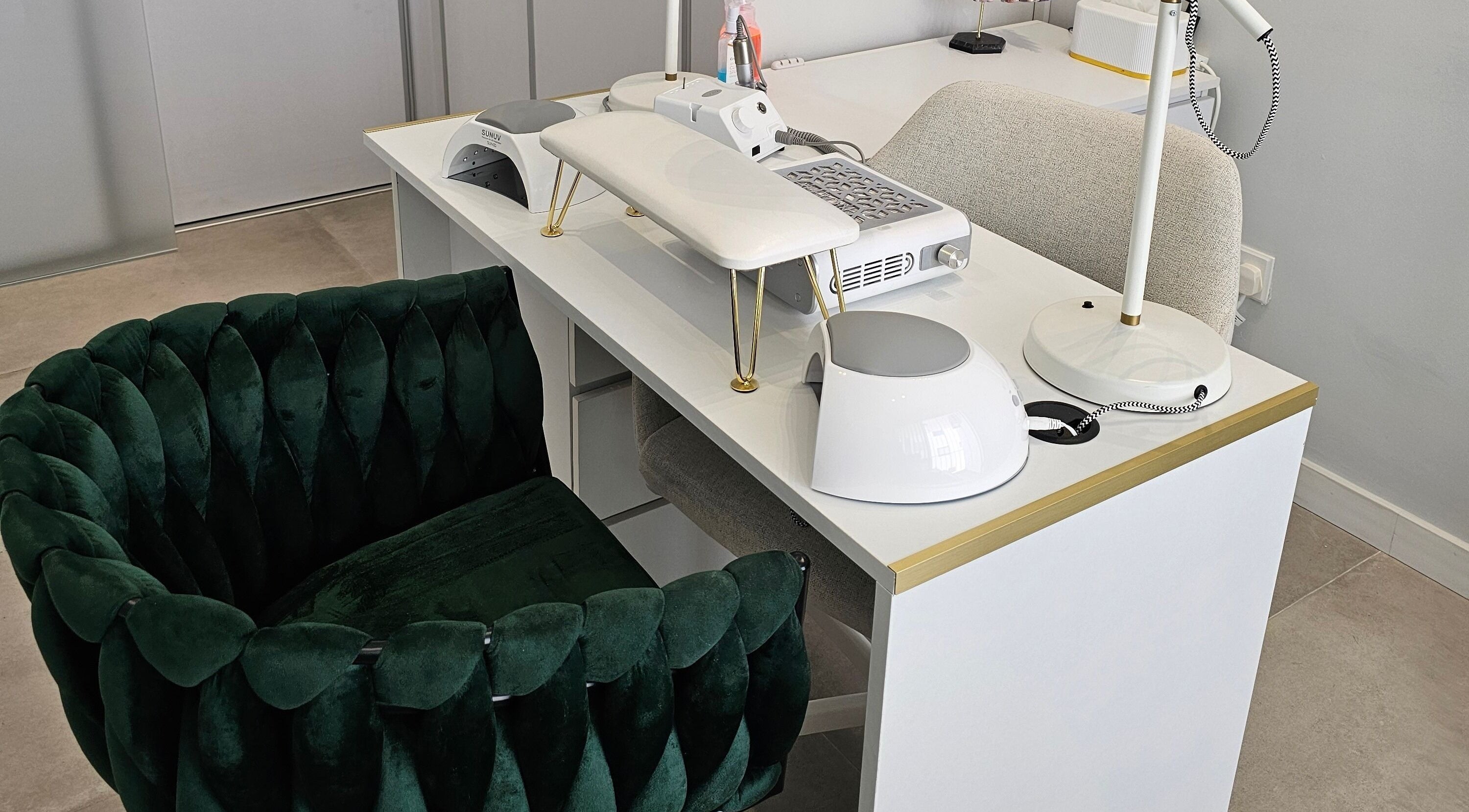 Elegant nail station at Panut Andreea | Nail Artist & Trainer, Strovolos, Nicosia, CY.