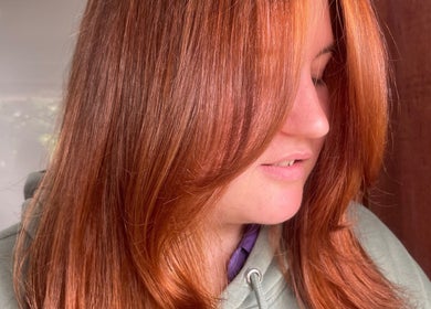 Stunning auburn hairstyle by Colour by Margarita in Primbee, New South Wales, AU.