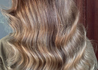 Silky, wavy hairstyle at Colour by Margarita in Primbee, New South Wales, AU.