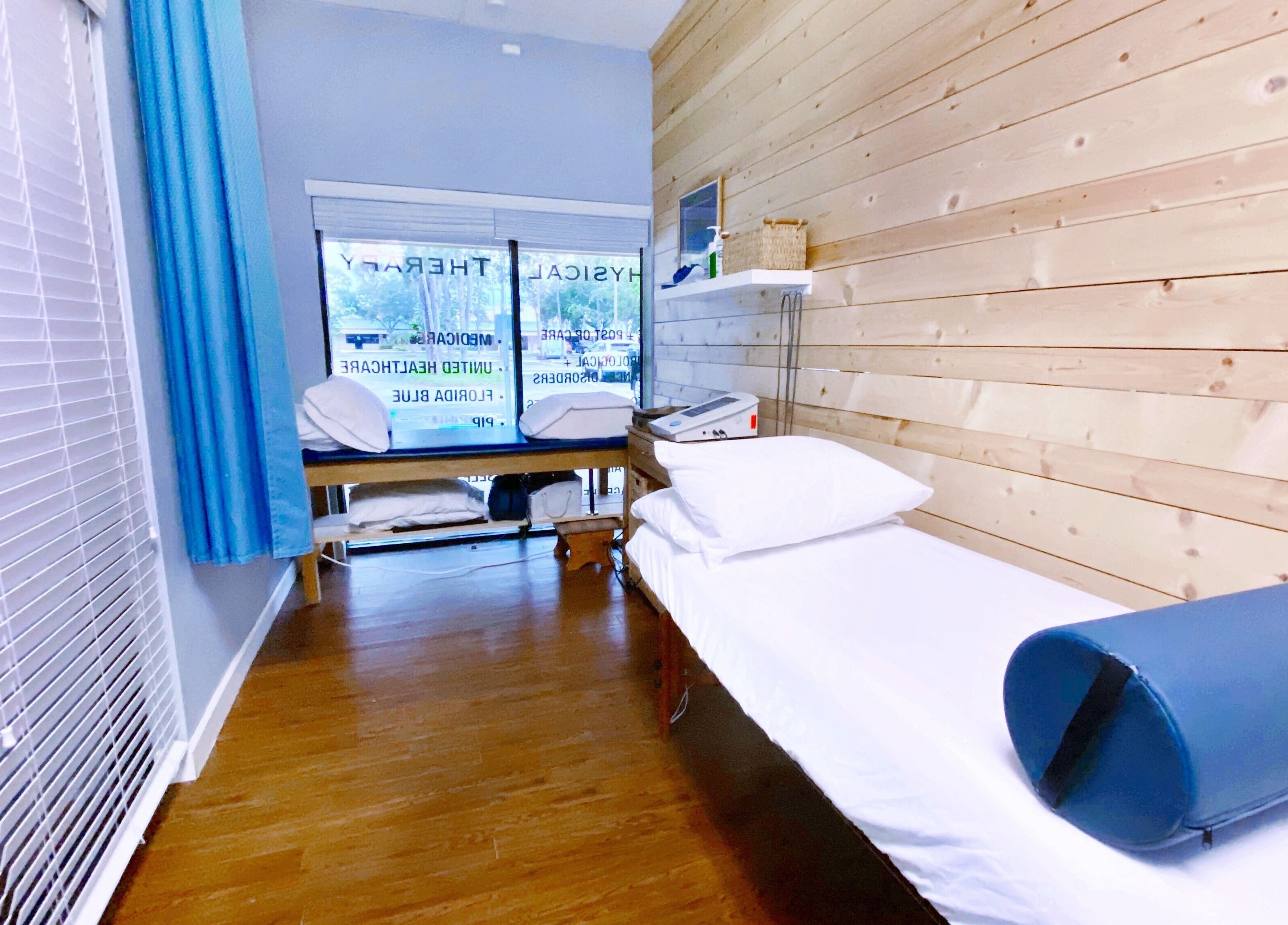 Relaxing therapy room at Unifyed Therapy @ The Sanctuary, Stuart, Florida, US with soothing decor and comfortable amenities.