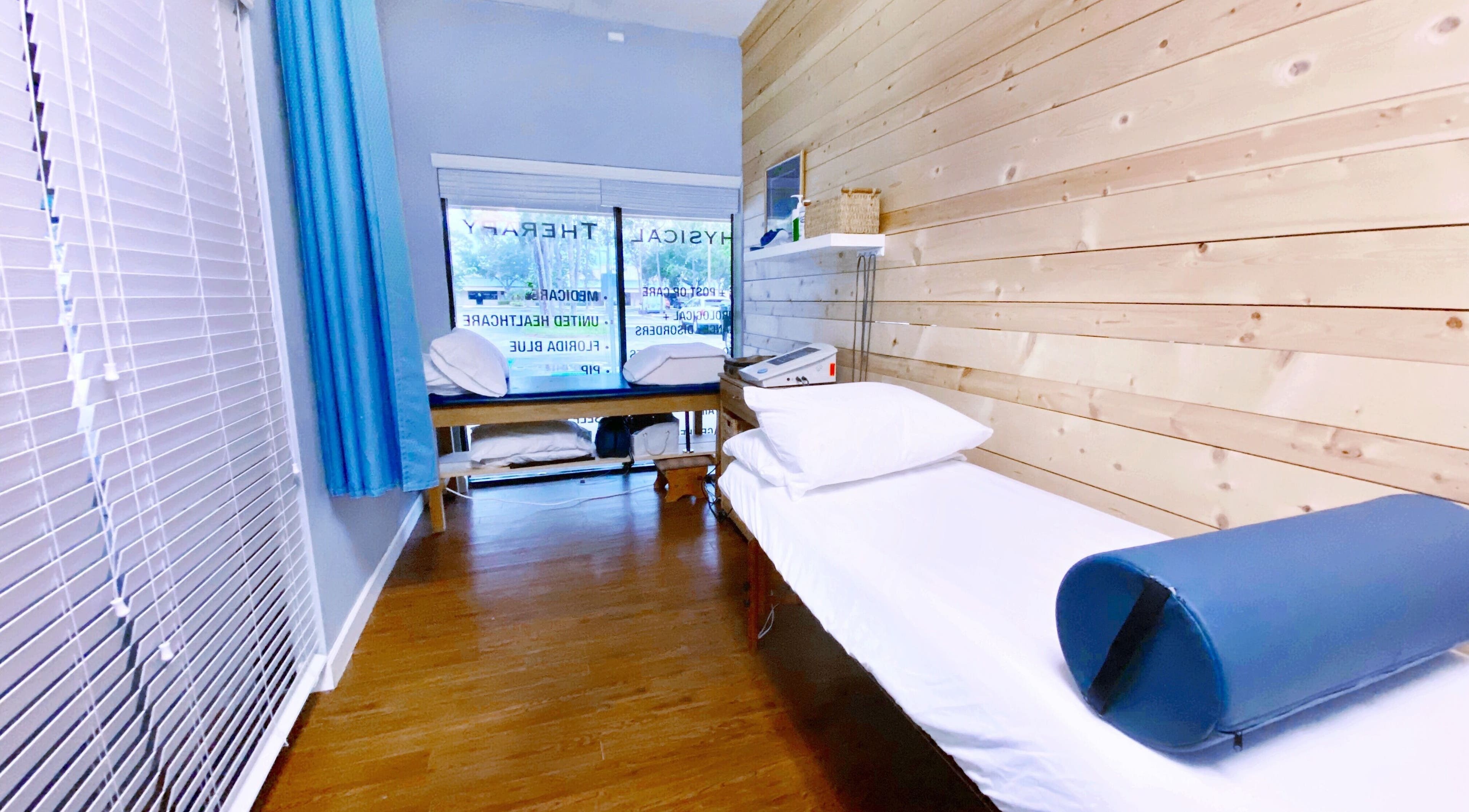 Relaxing therapy room at Unifyed Therapy @ The Sanctuary, Stuart, Florida, US with soothing decor and comfortable amenities.