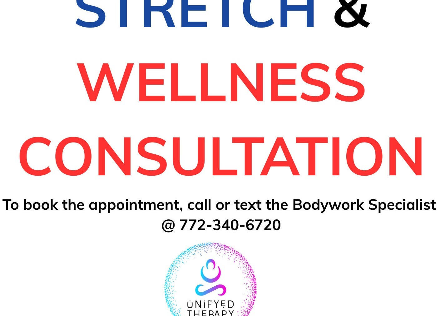 Wellness consultation details for Unifyed Therapy @ The Sanctuary in Stuart, Florida, US.