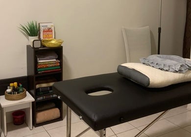 Comfortable massage room at Rees Retreat Men Spa, Selangor, Selangor, MY.