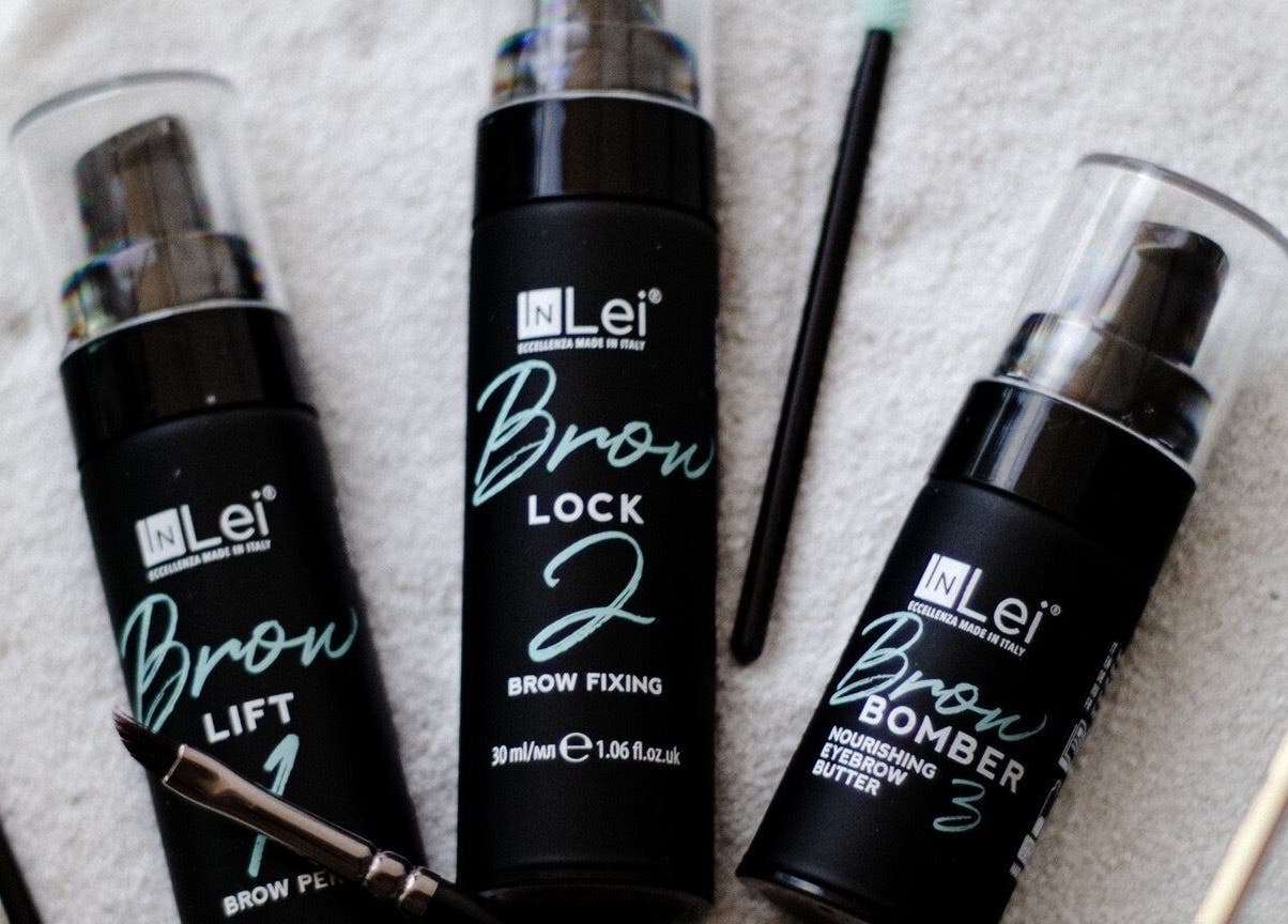 InLei brow products at QLTY ESTHETICS, Nanaimo, British Columbia, CA, enhancing beauty services.