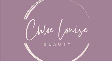Chloe Louise Beauty logo in elegant script on lavender background, Lossiemouth, Scotland, GB.