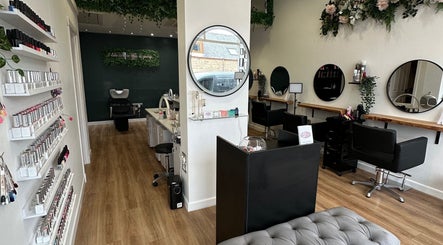 Chloe Louise Beauty salon interior in Lossiemouth, Scotland, GB, featuring stylish decor and beauty stations.