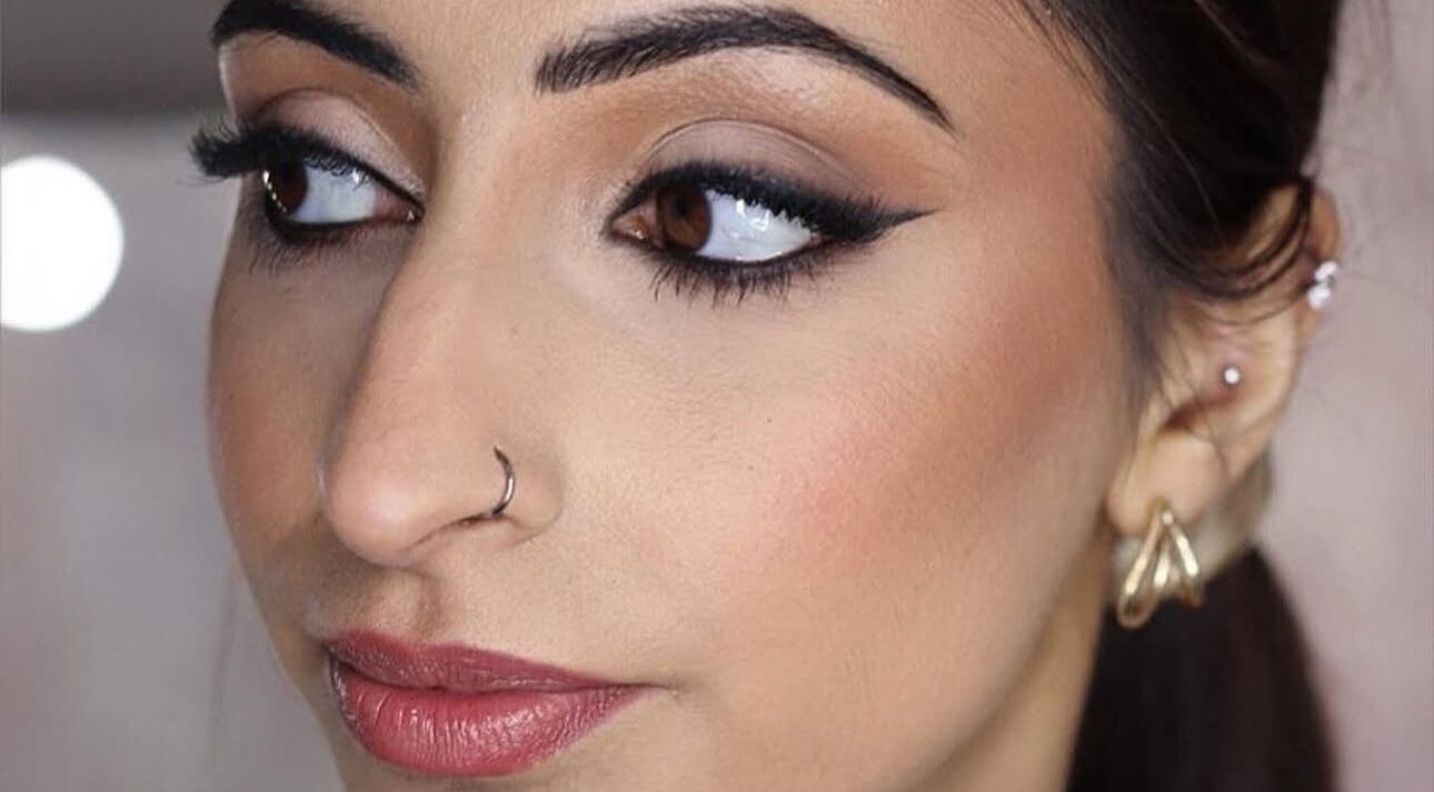 A beautifully enhanced eye makeup look at Eternal Beauty By Bee, Port Sunlight, England, GB.