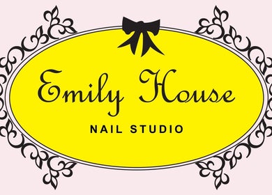 Elegant logo of Emily House Nail on Dundas St, Toronto, Ontario, CA, featuring ornate design elements.