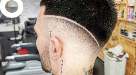 Detailed view of a trendy fade cut at Xtreme Barber Brothers, Ypsonas, Lemesos, CY.