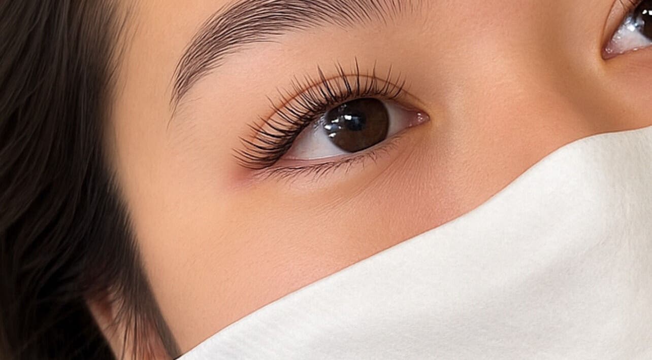 Close-up of styled eyelashes at Jasmine Lashsyd, West Ryde, New South Wales, AU highlighting premium lash care.