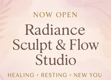Radiance Sculpt & Flow Studio now open in Gatineau, Québec, CA. Healing, resting, and new beginnings.