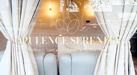 Opulence Serenity entrance adorned with curtains in Subiaco, Western Australia, AU.