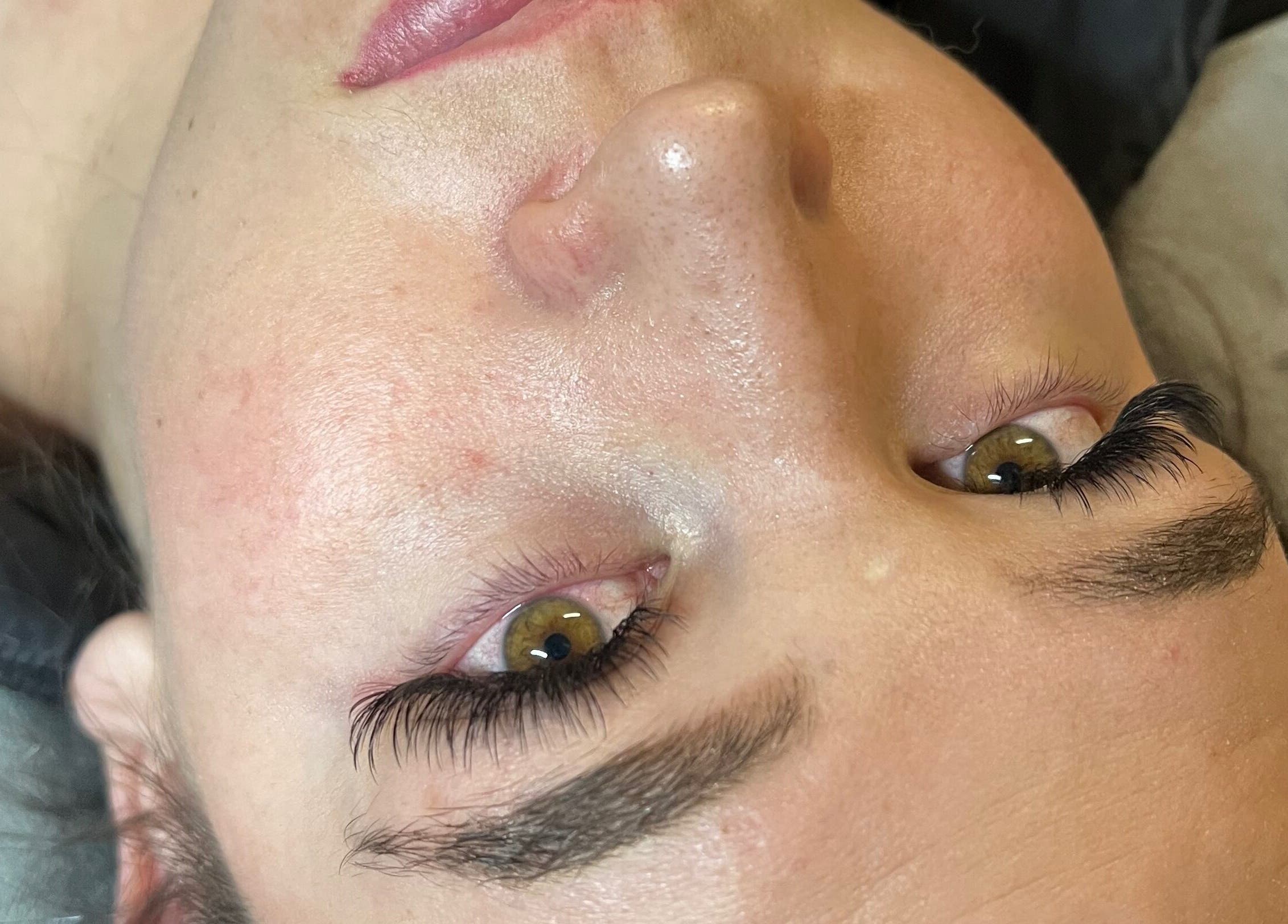 Close-up of elegant mink lashes at Wispy Mink Lash Studio, Pretoria, Gauteng, ZA.