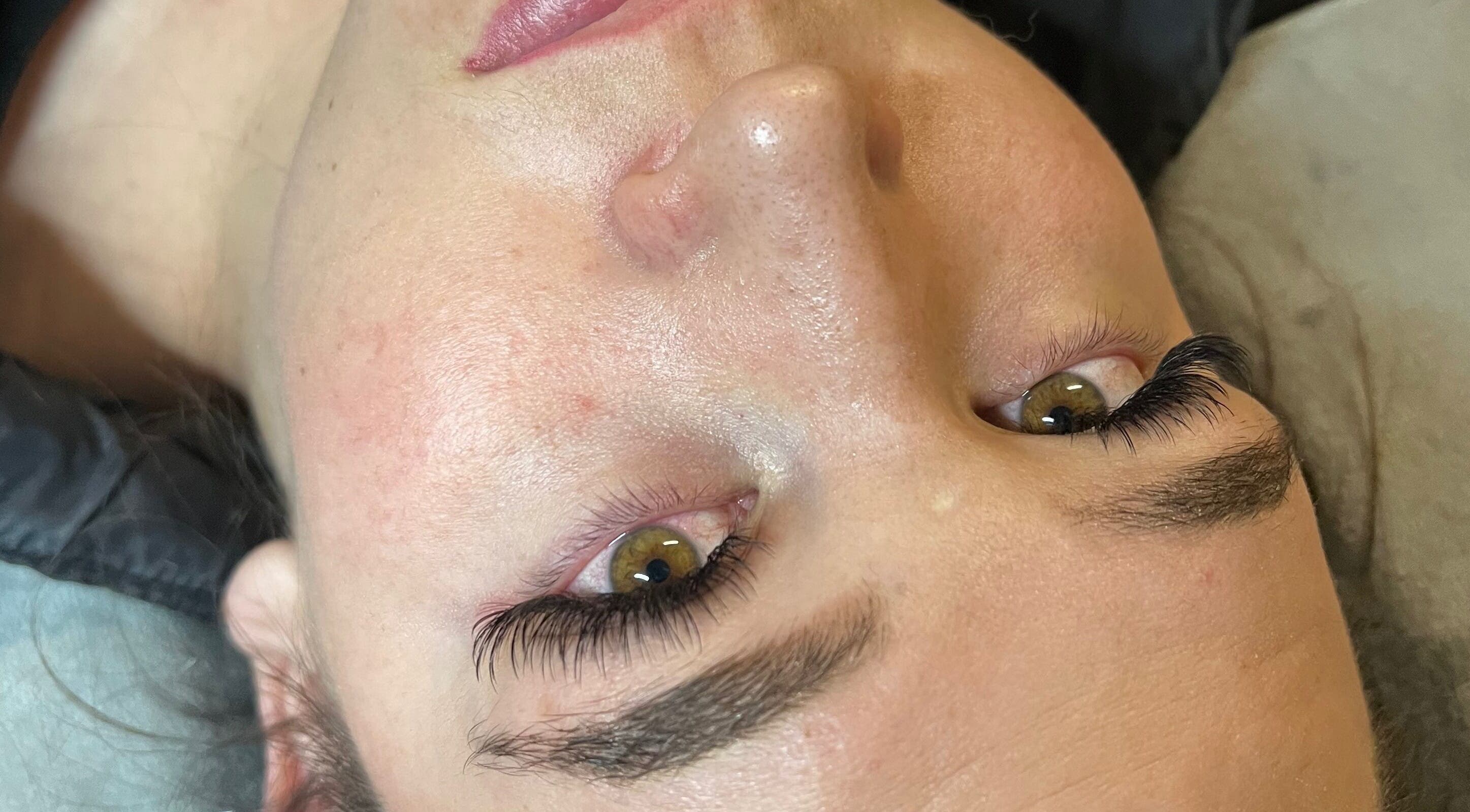 Close-up of elegant mink lashes at Wispy Mink Lash Studio, Pretoria, Gauteng, ZA.