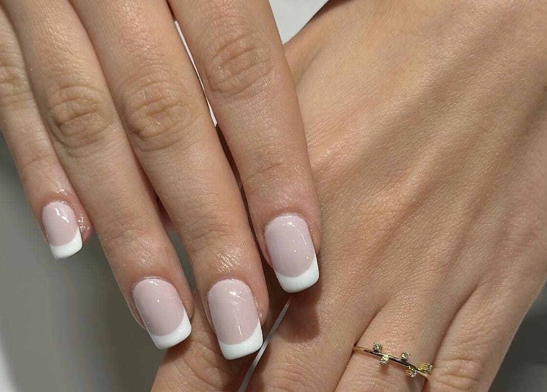 Elegant French manicure at Scarlett Nails Studio in Dee Why, New South Wales, AU, showcasing white tips.