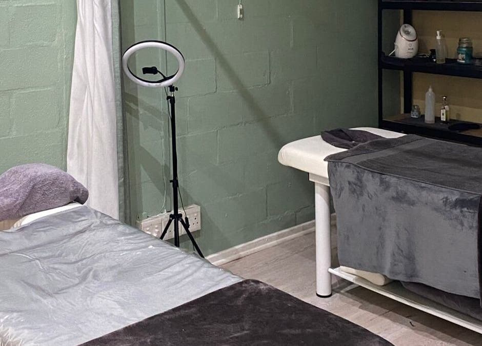 Tranquil treatment room at Prim & Proper Salon and Spa, Cape Town, Western Cape, ZA.