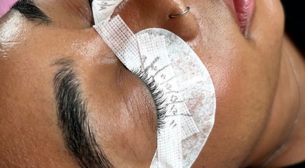 Close-up of lash extensions at Aesthetics by Maze, Rotterdam, Zuid-holland, NL.