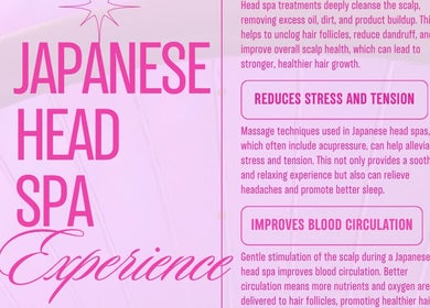 Japanese Head Spa Experience at B&G Wellness Salon in Roswell, Georgia, US.