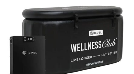 Revel Wellness sauna at DRIP DEN, Hobart, Tasmania, AU. Enhance well-being with premium relaxation.