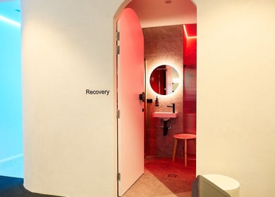 Inviting recovery room at Vita Health Club, North Willoughby, New South Wales, AU with soothing ambiance.