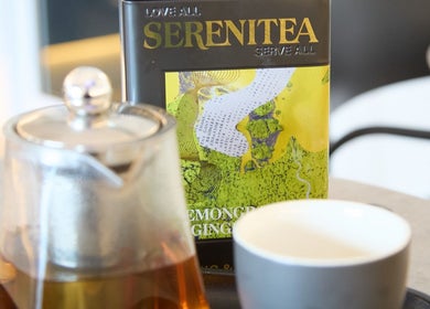 Herbal tea at Vita Health Club, North Willoughby, New South Wales, AU for relaxation and wellness.