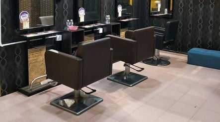 Elegant salon chairs at Nur Hair Salon Muslimah Jitra in Jitra, Kedah, MY.