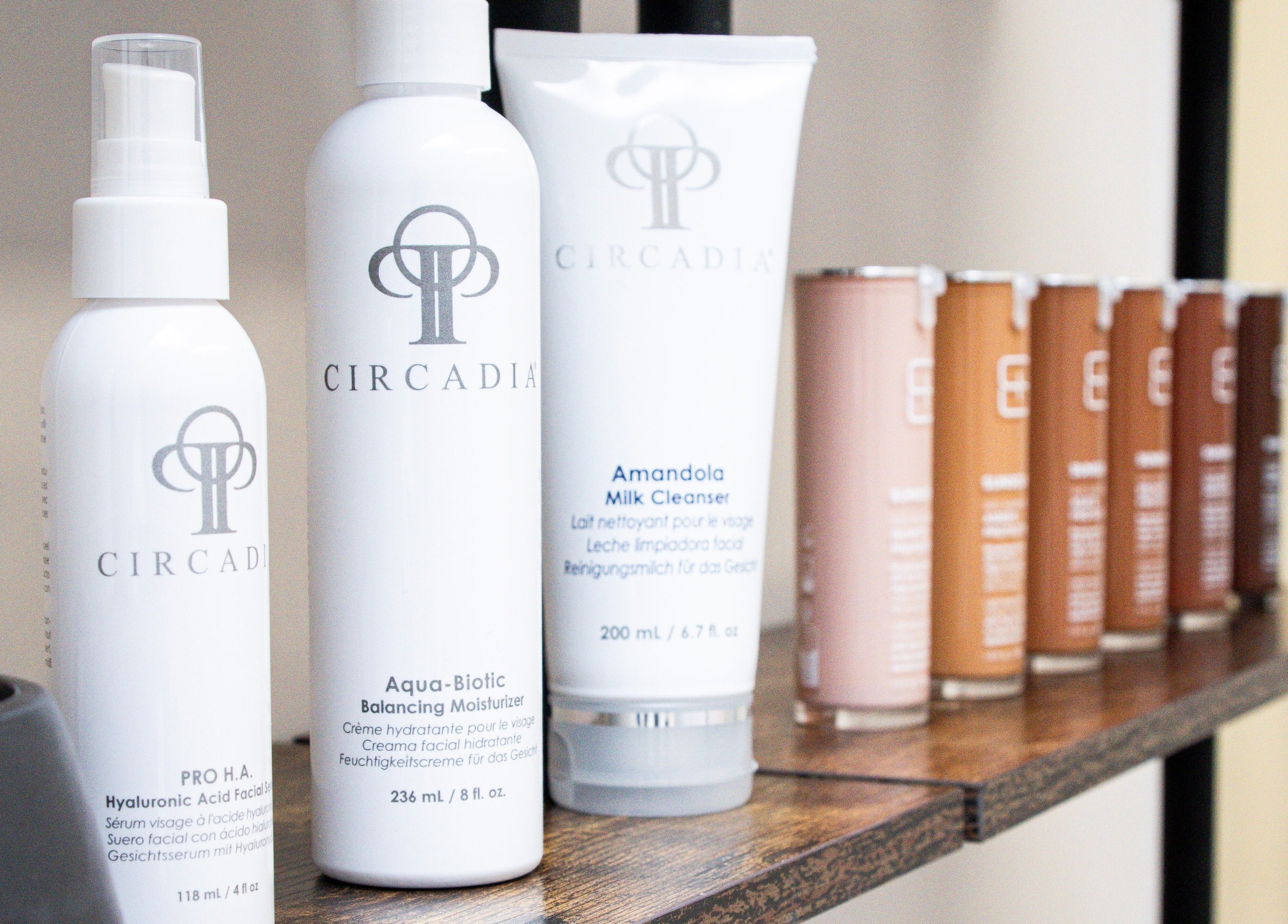 Skin Orchid's skincare products on display in London, England, GB, reflecting a luxurious wellness experience.