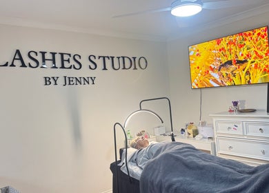 A calm treatment room at Lash Studio By Jenny, Bertram, Western Australia, AU, with modern decor and relaxing ambiance.