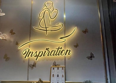 Elegant decor at Inspiration Nail, Hair and Beauty Salon, Isleworth, England, GB showcasing butterfly theme.