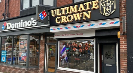 Front view of Ultimate Crown Barber, formerly Foresthall Barber, located in Forest Hall, England, GB.