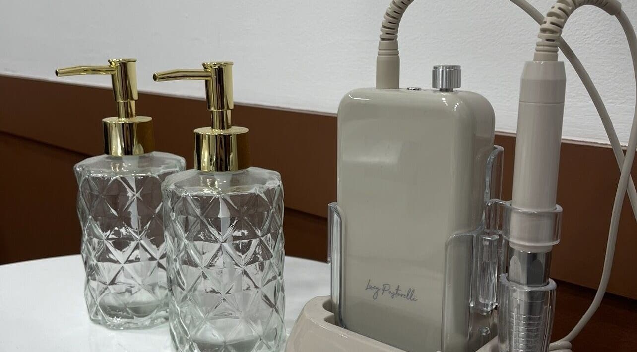 Elegant dispensers and beauty equipment at 108Nails, Gateshead, England, GB. Perfect for premium nail care.