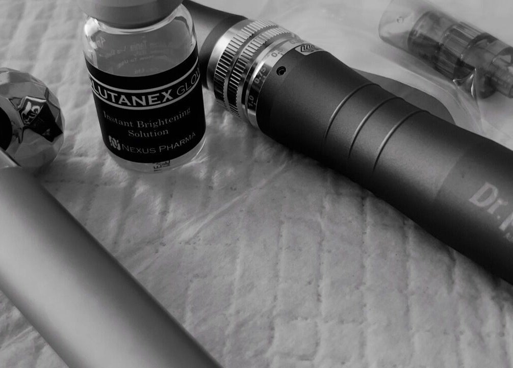 Dermatology tools at Aesthetic by Sara Alves, Liverpool, England, GB, showcasing beauty and precision.