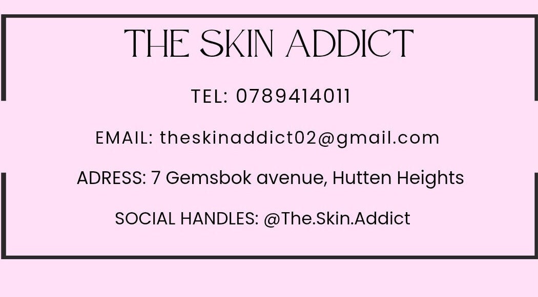 The.Skin.Addict contact card with details in Newcastle, Kwazulu-natal, ZA.
