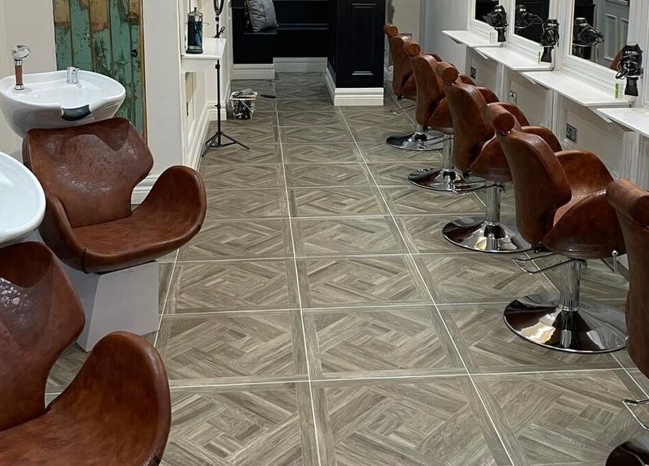 Elegant salon chairs at No.72 The Gallery, Dublin, County Dublin, IE, showcasing a modern beauty space.