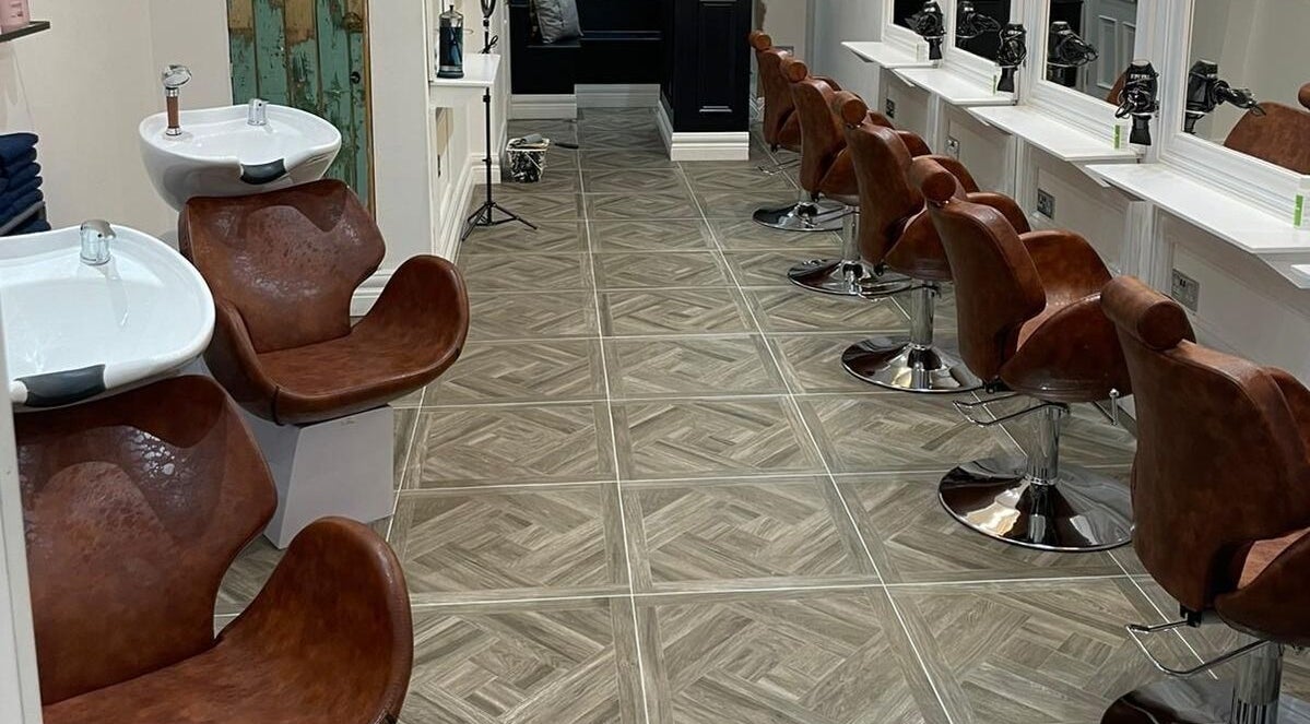 Elegant salon chairs at No.72 The Gallery, Dublin, County Dublin, IE, showcasing a modern beauty space.