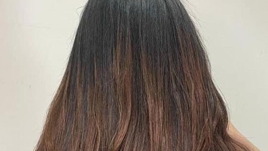 Silky brown hair styled at DK Salon in Kuala Lumpur, Wilayah Persekutuan Kuala Lumpur, MY.