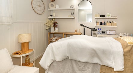Relaxing treatment room at SHÈ - Skin House Eudlo, Eudlo, Queensland, AU with elegant decor and soothing atmosphere.