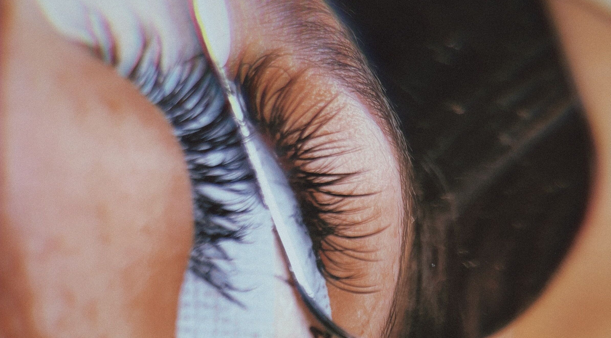 Close-up of eyelash extension at Jane Doe Beauty located in Pretoria, Gauteng, ZA, showcasing precision craftsmanship.