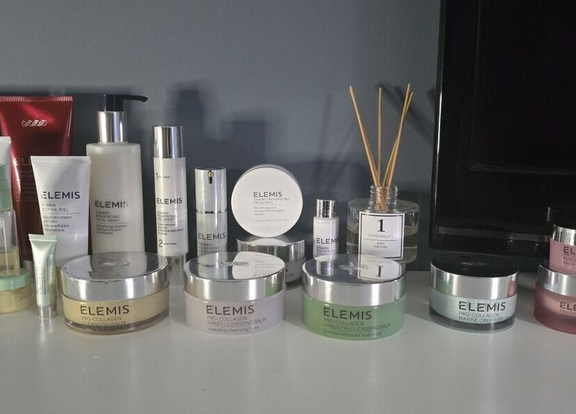 Luxury skincare products at Loveli in Grangemouth, Scotland, GB showcasing premium beauty offerings.