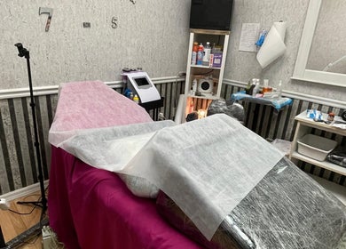 Cozy massage room at Purple Rain Lymphatic Massage, Tampa, Florida, US offering soothing treatments.