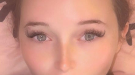 Close-up of elegant eyelash extensions at Better u lash, Moore, Oklahoma, US.